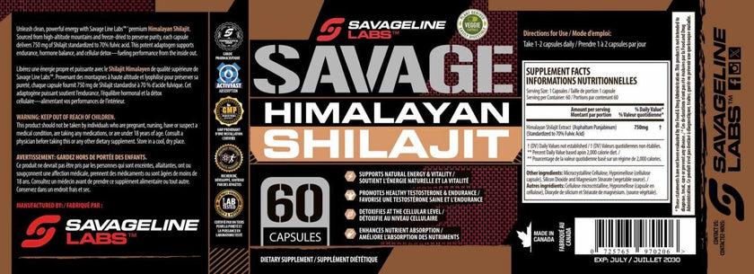 Savageline Labs Himalayan Shilajit Shilajit