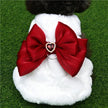 Be My Valentine Fuzzy Dog Coat Set | Valentine Occasion Dog Outfit