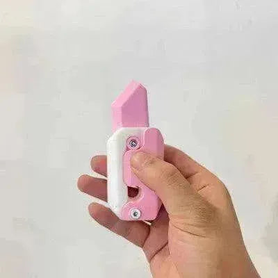 3D Printing Gravity Cub Jumping Small Radish Mini Model Knife