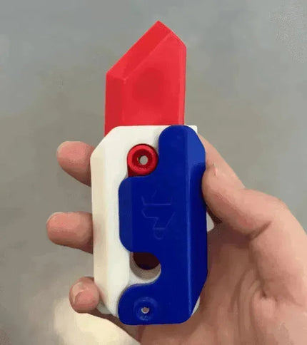 3D Printing Gravity Cub Jumping Small Radish Mini Model Knife