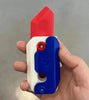 3D Printing Gravity Cub Jumping Small Radish Mini Model Knife