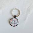 Choose to be grateful keychain