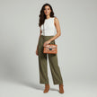Elegant Aura Crossbody Bag – Chic Chain Strap & Luxurious Leather | Rotta