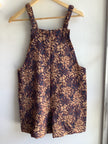 Butterflies in Ballgowns Floral Tapestry Short Overalls
