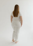 The Gisele Pant | Heavyweight Heathered White