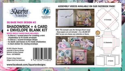 3Quarter Designs 4x4 Shadow Box and Cards Kit