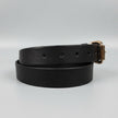 Keldon Women’s Italian Leather Belt with Rose Gold Roller Buckle