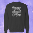 Happy Valentine's Day Rhinestone Shirt – Love Sparkle Bling Tee | Blingdazzel