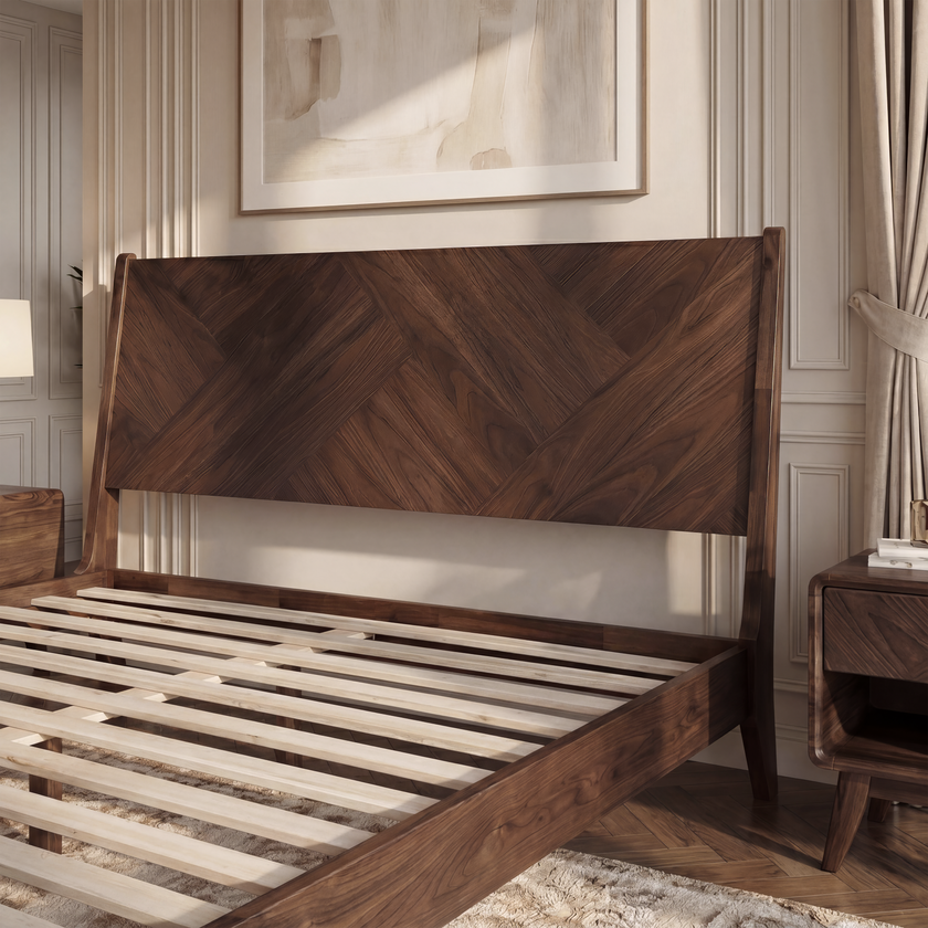 Gazelle Solid Wood Bed Frame