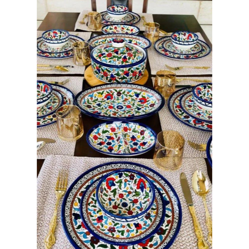 Handcrafted Ceramic Dinnerware Set for 6 – Luxury Tableware Dinner Set & Homeware Decor