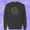 LOVE Rhinestone Shirt – Valentine Sparkle Bling Tee | Blingdazzel