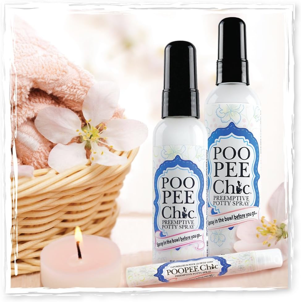 110 ml (3.71 oz), Plum Blossom & Citrus Scent Poop Spray | Original Plum | Poopee Chic
