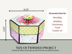 CrafTreat Scrapbook Blanks - Hexagon Explosion Box - Black & Kraft Color