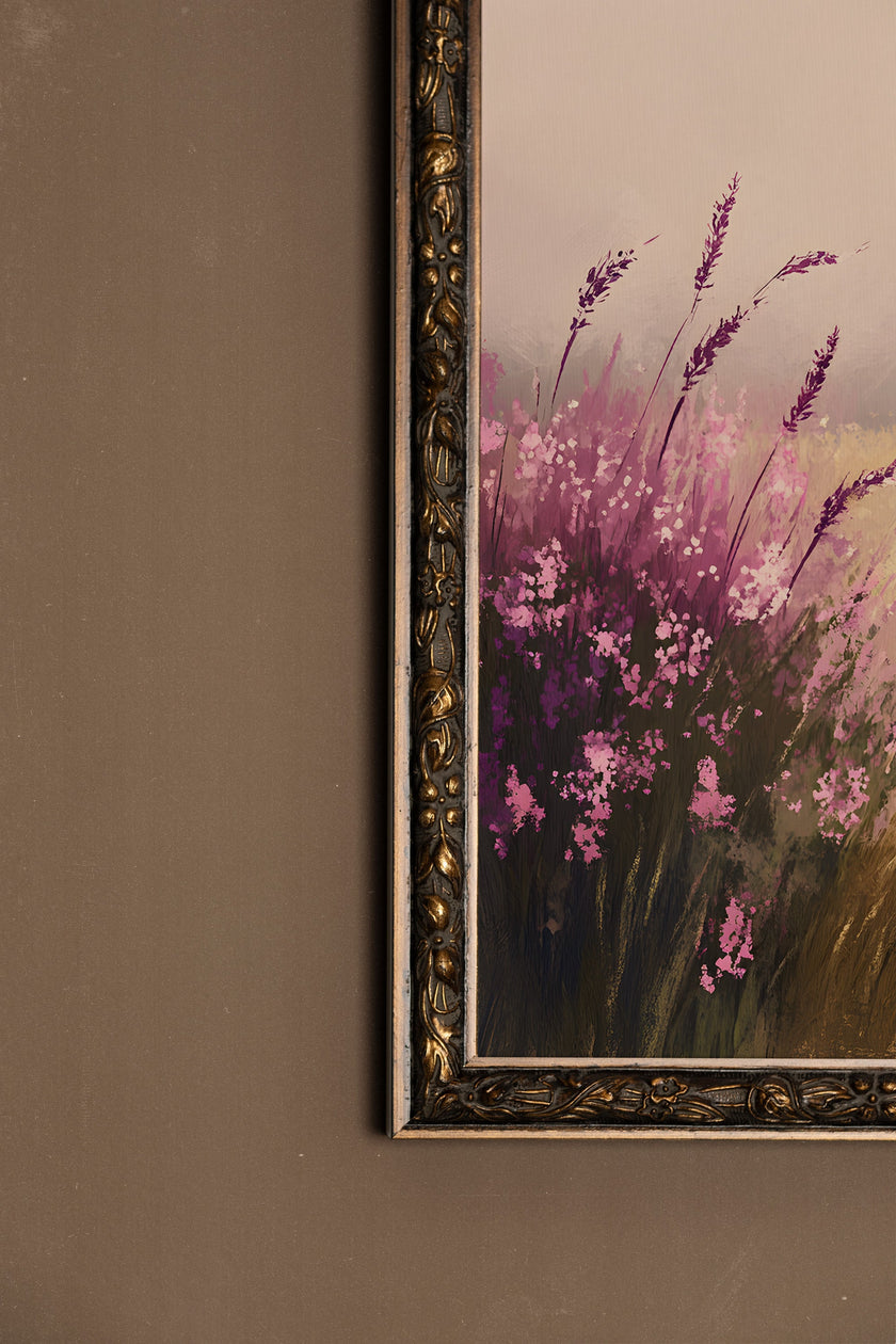 BRISE DE LAVANDE, CADRE VINTAGE BRONZE