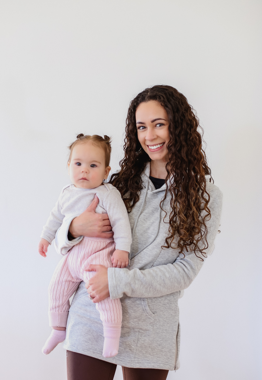 Frankie Fleece Lined Maternity and Nursing Hoodie