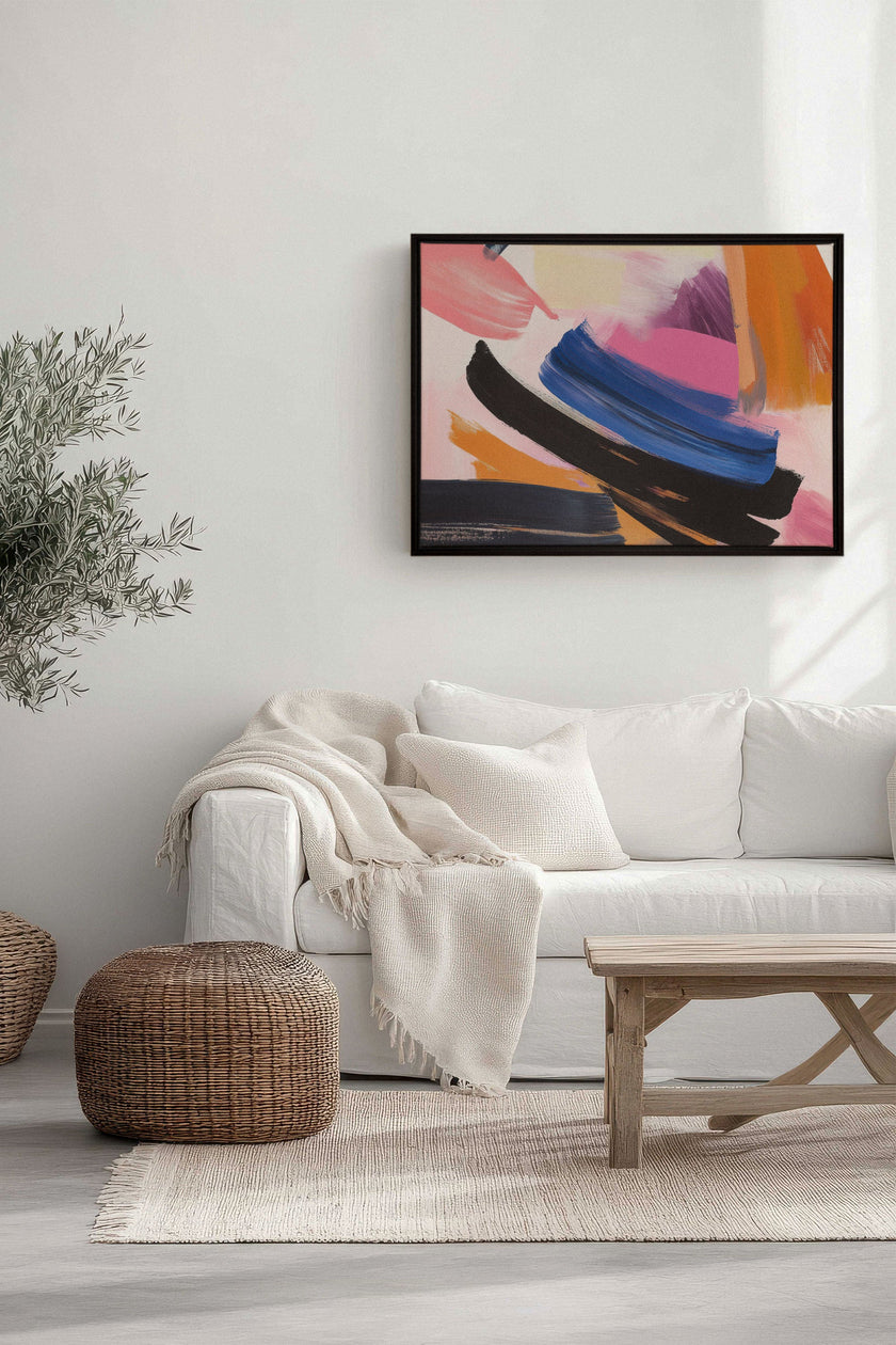 CREATIVE PULSE, Oeuvre sur toile étirée
