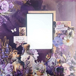 3Quarter Designs Lilac Euphoria 12x12 Design Paper & Diecuts Set