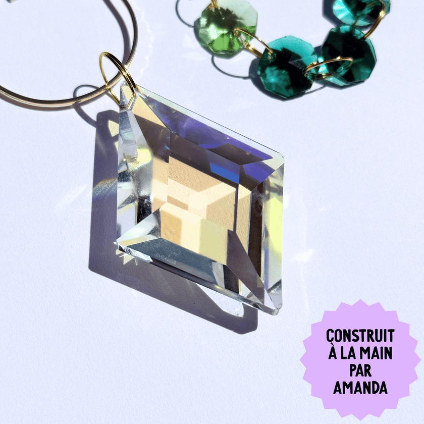 Collage Prism Suncatcher