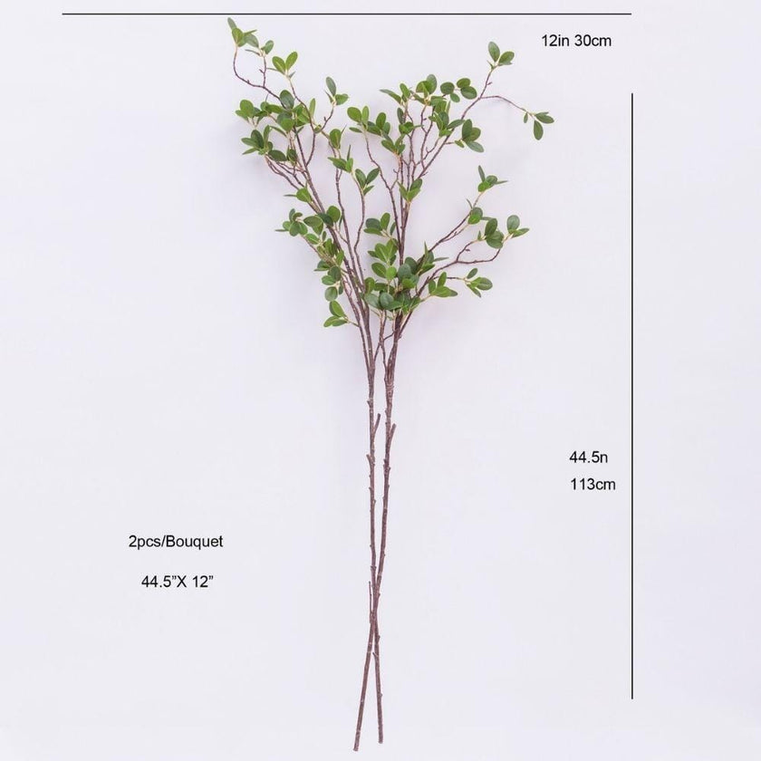 Riviera Artificial Banyan Leaf Branch 44'' X 12'' (Set Of Two)