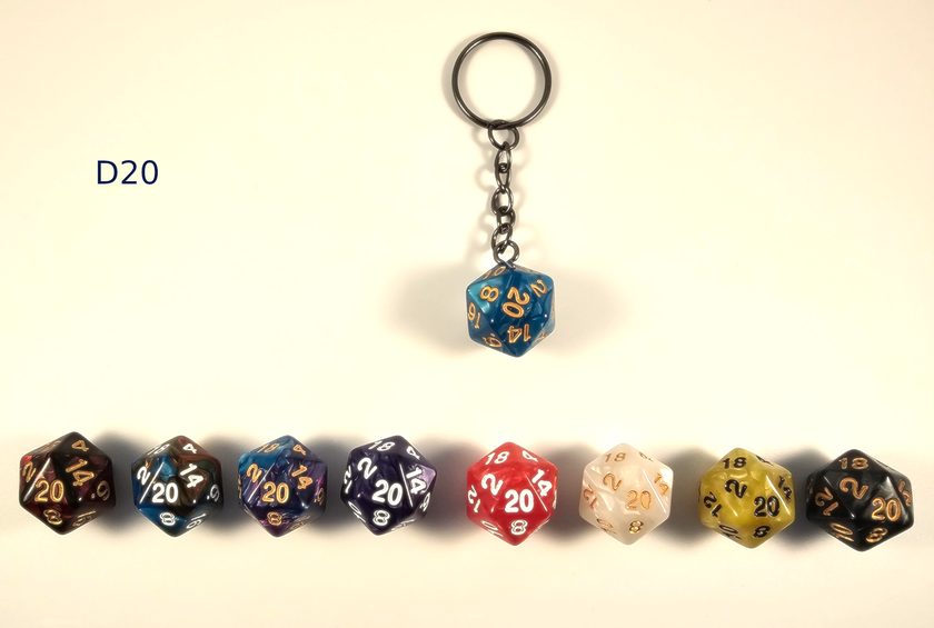 Customizable Die Key Chain