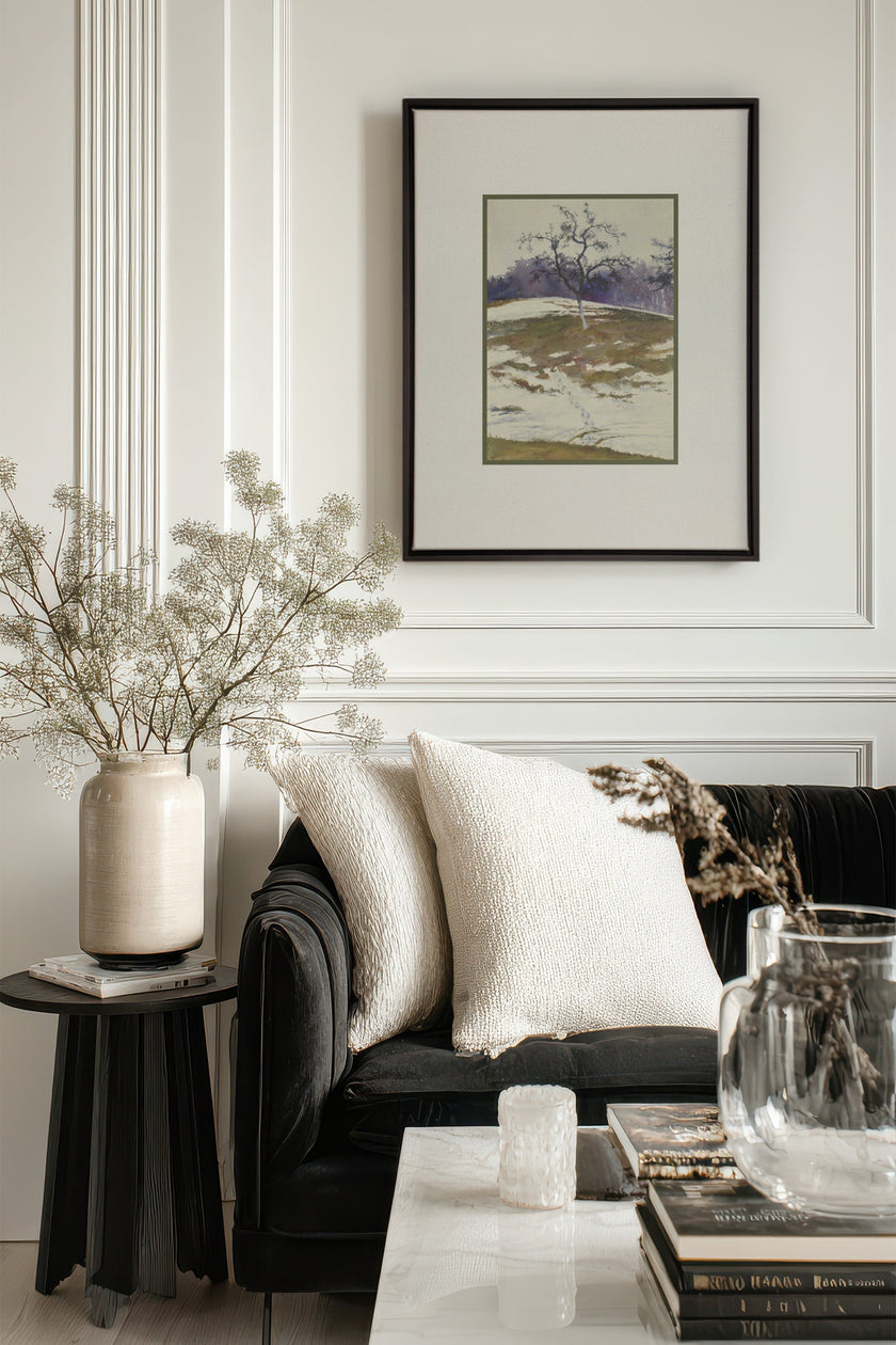 VESTIGE DE SAISON, Oeuvre sur toile étirée