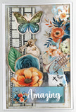 3Quarter Designs Cerulean Score 6x4 Card Pack