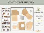 CrafTreat TV Pop Up Mini Album - Black