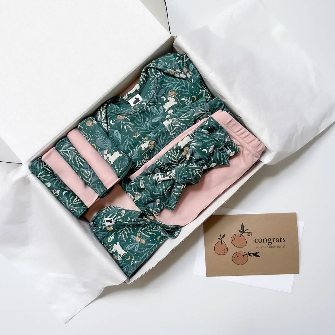 Bamboo Baby Capsule Gift Box | Twilight Grove & Rosewood
