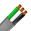 #14 AWG BOAT Cable, 3 Conductors, CSA TEW and UL Certified, (Sold by the Foot)