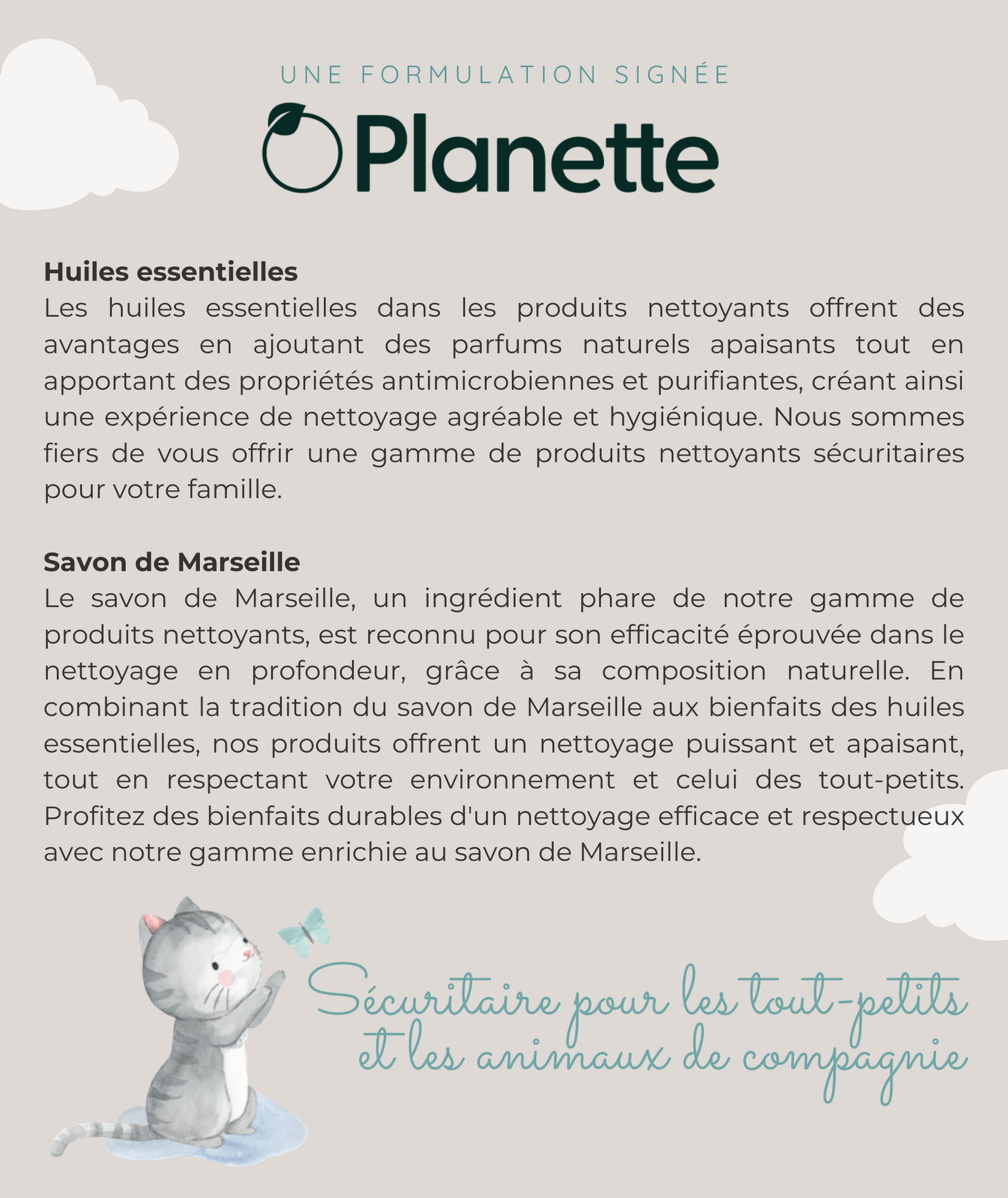 Cleaning line - Air freshener - 125 ml - Box of 6 - Veille sur toi & Planette