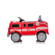 Voiturette électrique pour enfant 2025, modèle camion de pompier 12V DELUXE, avec télécommande.