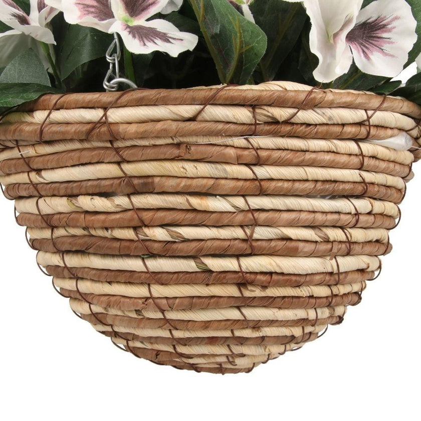 Camila Artificial Floral Arrangement In Hanging Basket