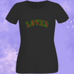 LOVER Rhinestone Shirt – Valentine Love Sparkle Bling Tee | Bling Dazzel