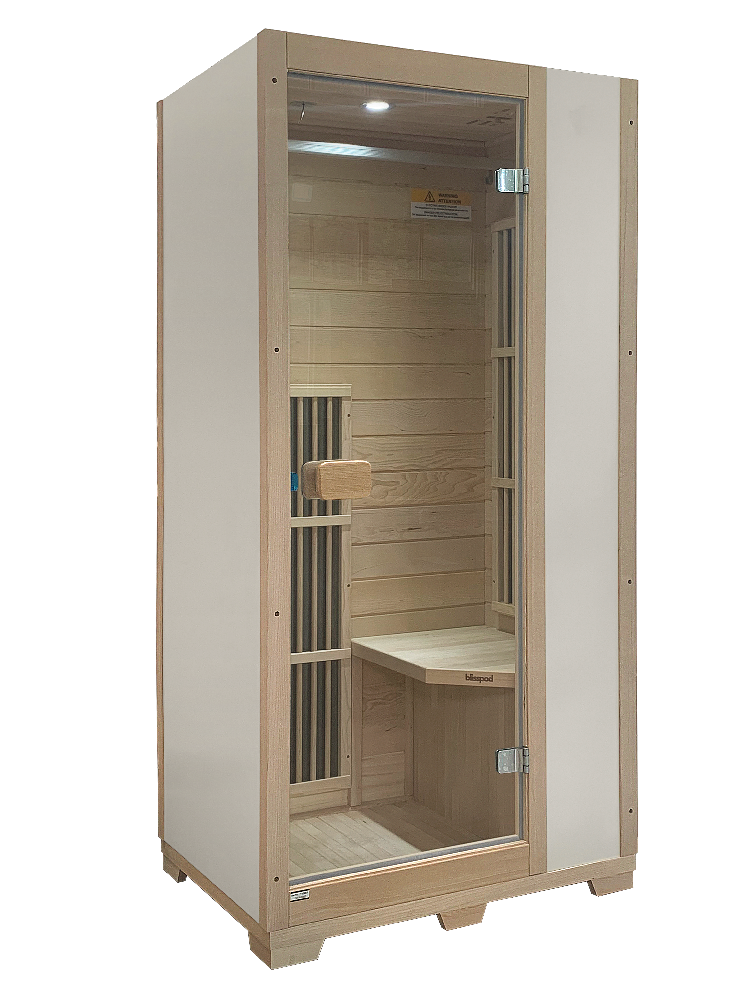 Blisspod | Vienna | Far Infrared Sauna | Canadian Hemlock Very Low EMF | 72.8