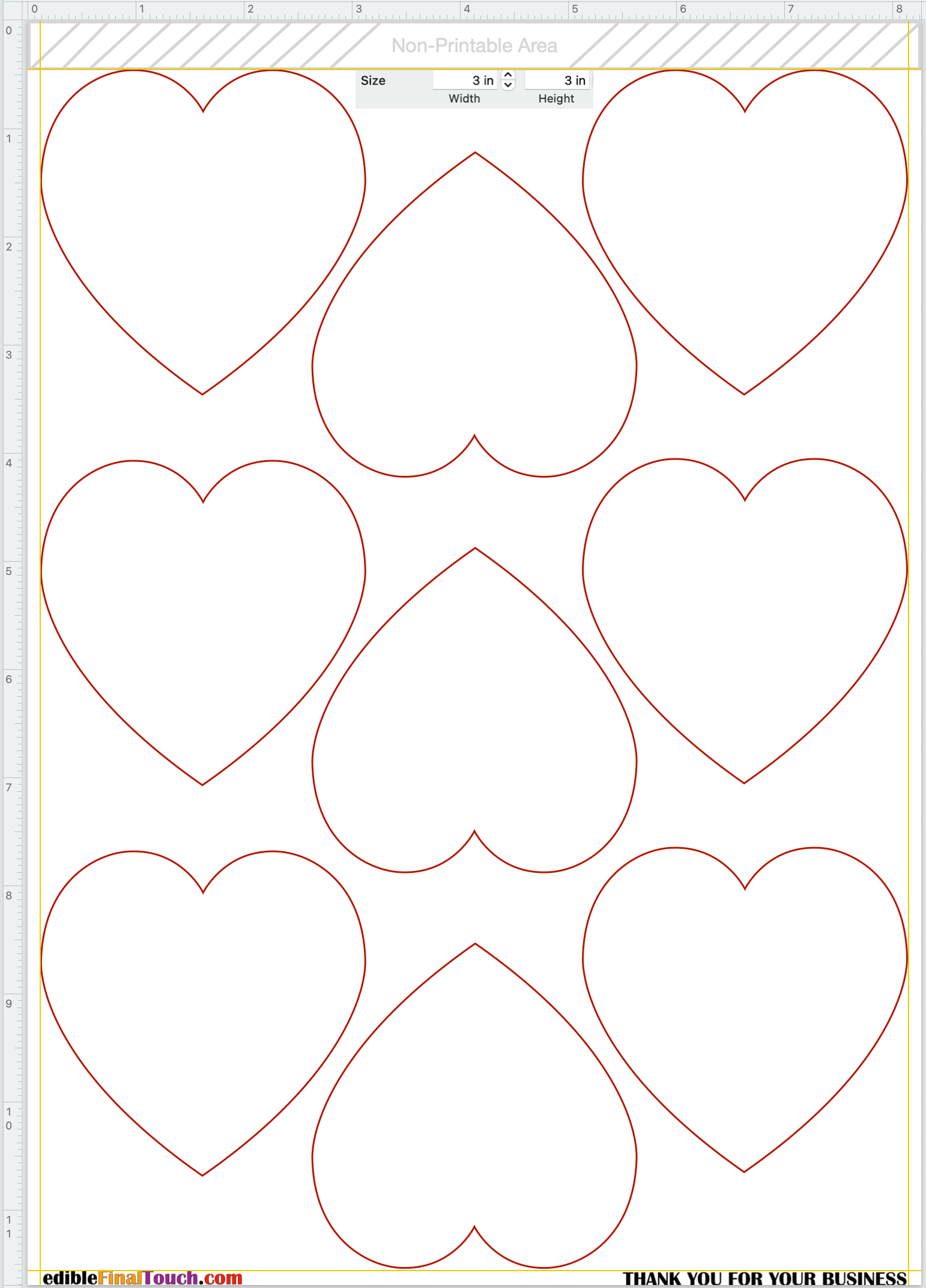 Custom Edible Cake Toppers - Icing Sugar Sheets 8x11 Canada