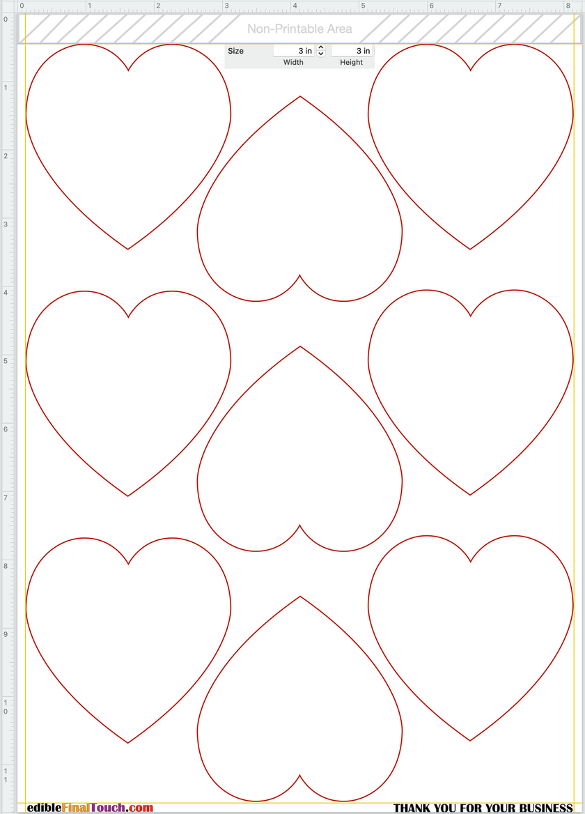 Custom Edible Cake Toppers - Icing Sugar Sheets 8x11 Canada