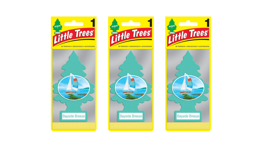 Little Trees Car Air Freshener Bayside Breeze (Bundle of 3)