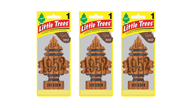 Little Trees Car Air Freshener Bourbon (Bundle of 3)