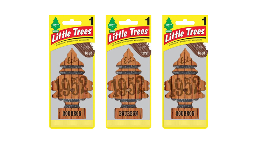 Little Trees Car Air Freshener Bourbon (Bundle of 3)