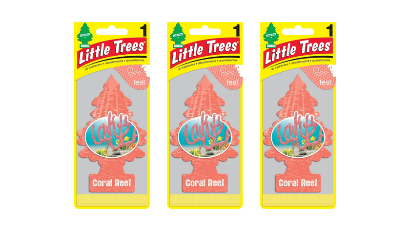 Little Trees Car Air Freshener Coral Reef (Bundle of 3)
