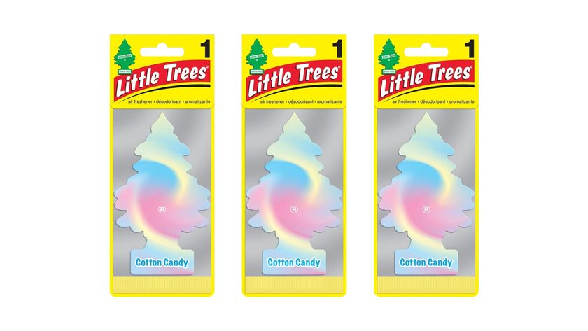 Little Trees Car Air Freshener Cotton Candy (Bundle of 3)