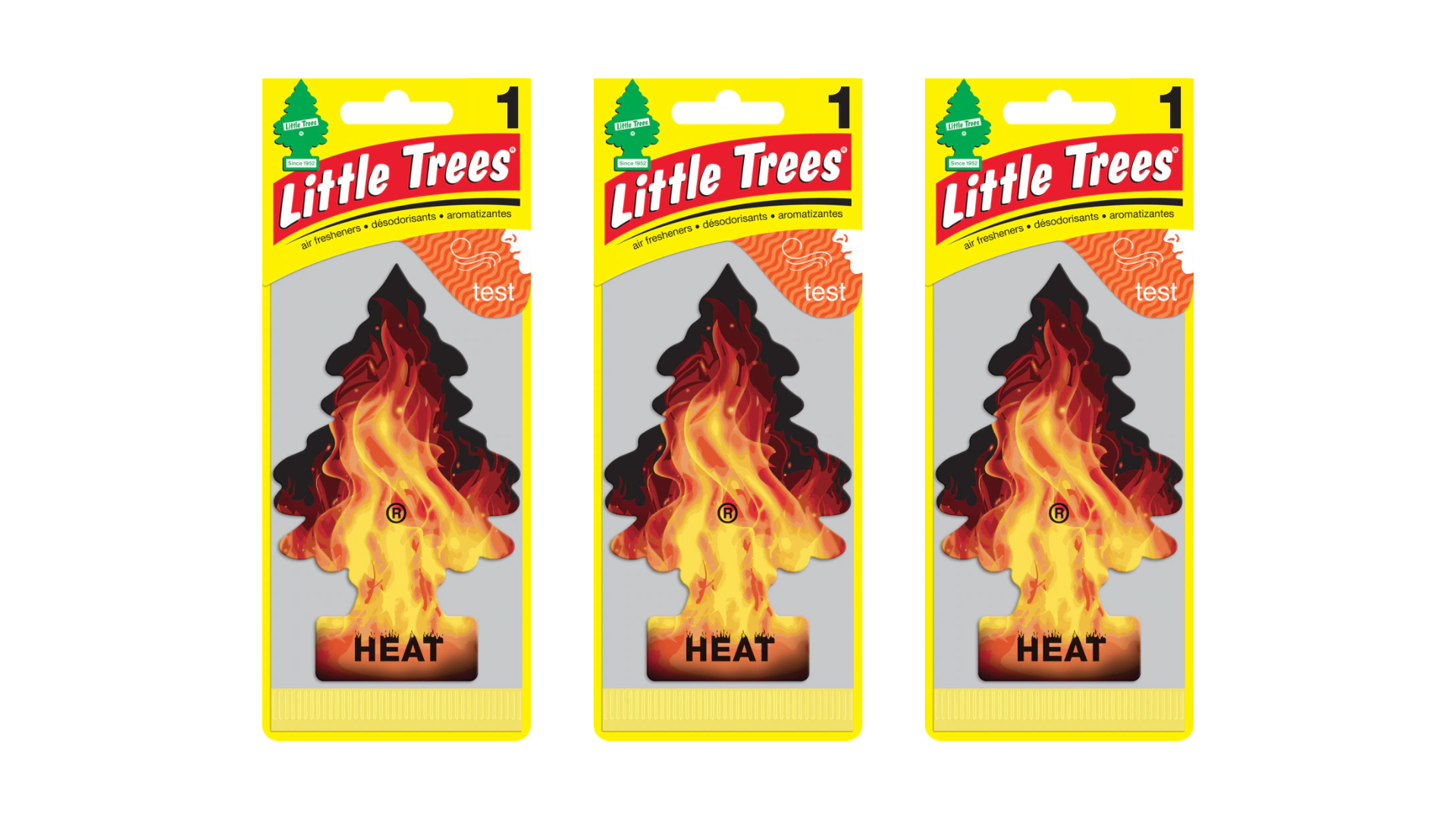 Little Trees Car Air Freshener Heat (Bundle of 3)