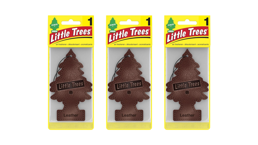 Little Trees Car Air Freshener Leather (Bundle of 3)
