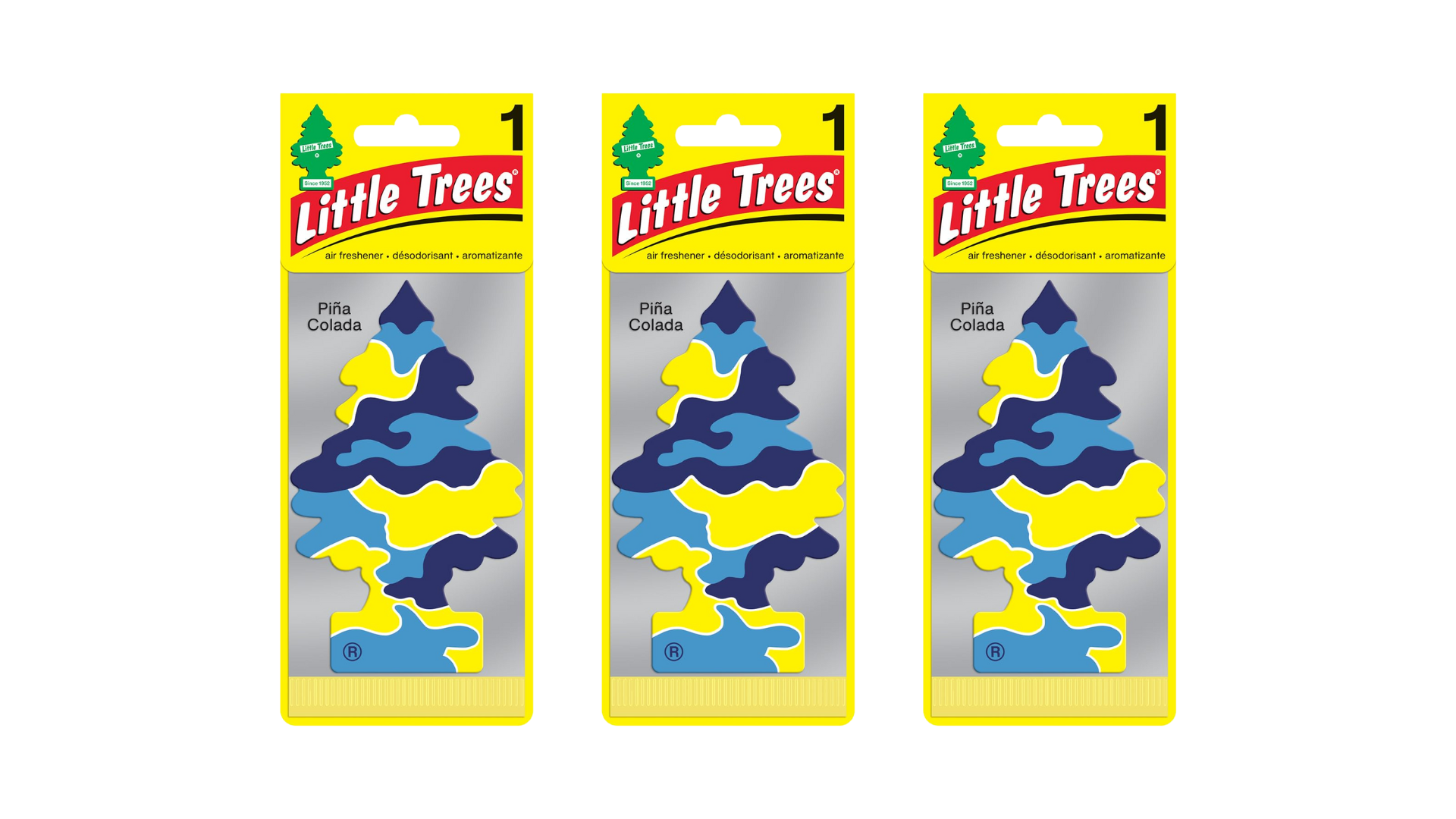 Little Trees Car Air Freshener Pina Colada (Bundle of 3)