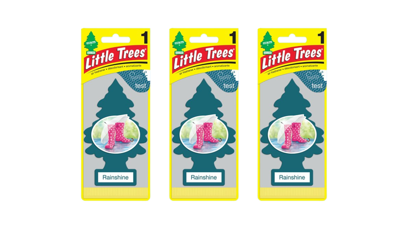 Little Trees Car Air Freshener Rainshine (Bundle of 3)