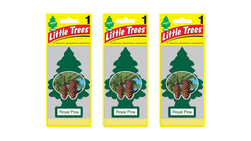 Little Trees Car Air Freshener Royal Pine (Bundle of 3)