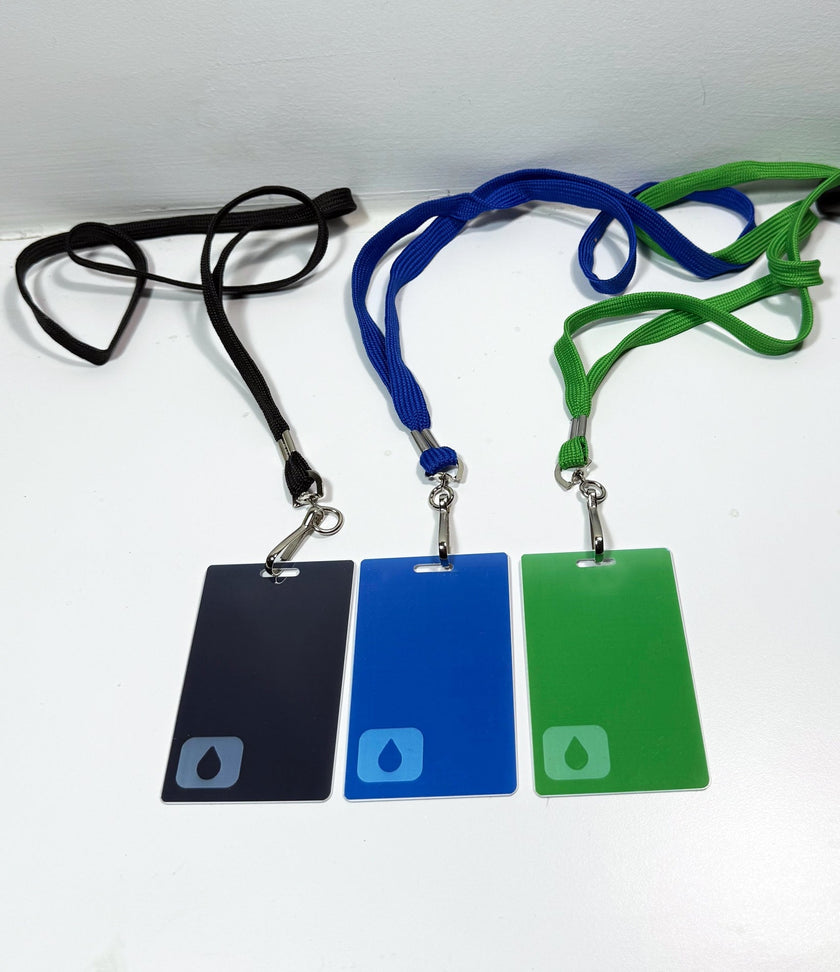 Severance Lumon Industries Keycard ID Badge Black PVC Card Lanyard