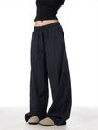 American Vintage Stripe Machete Wide-leg Casual Baggy Trouser Pants Women
