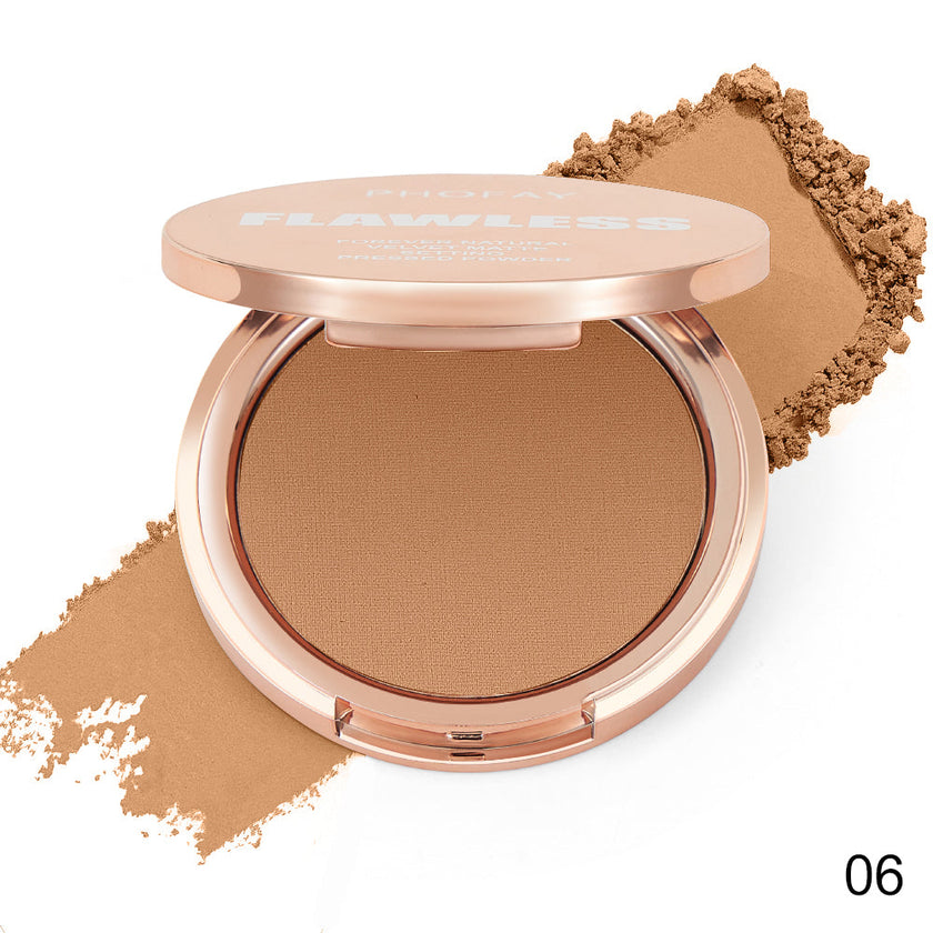 PHOFAY Matte Setting Pressed Powder – Flawless Finish Face Powder (8g, Multiple Sets)