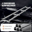 Rail Mill Guide System, 9 Ft Milling Guide, 4 Crossbar Kits Chainsaw Mill Rail Guide, Aluminum Adjustable Saw Mill Rail System Work With Chainsaw Mills For Builders And Woodworkers